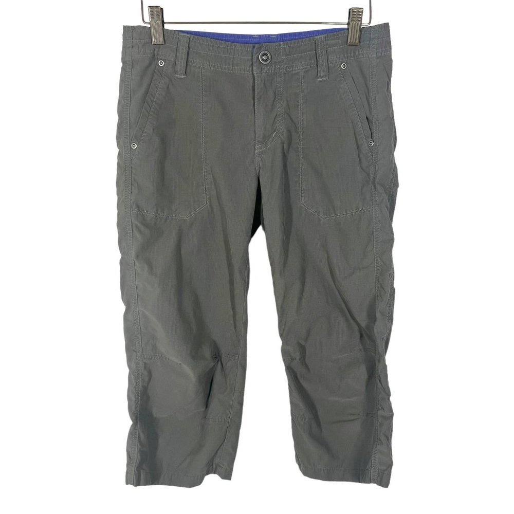 Kuhl Grey Kendra Capri Mid Rise Pants 6